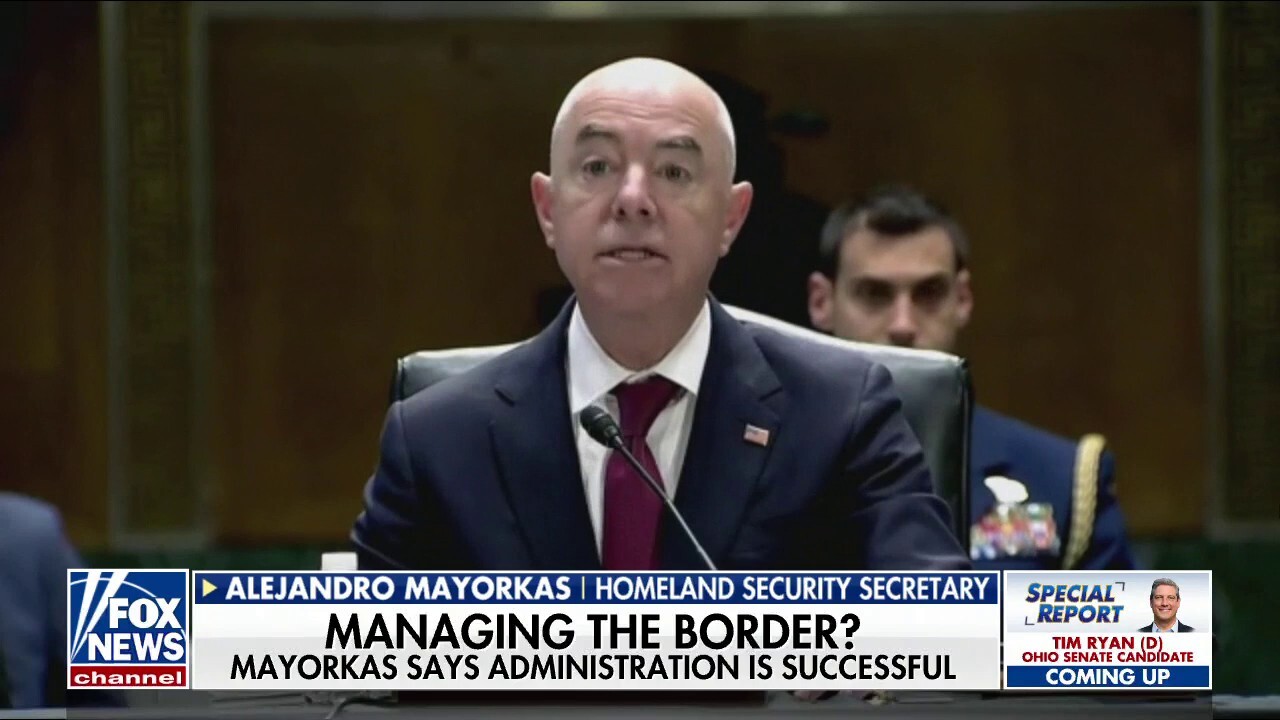 Mayorkas claims Biden administration is successfully handling border crisis