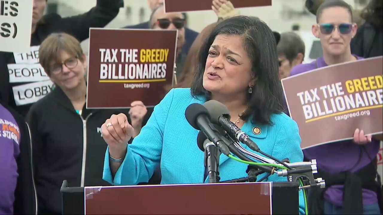 Rep. Pramila Jayapal, D-Wa., slams President Donald Trump and Elon Musk in anti-deportation remarks