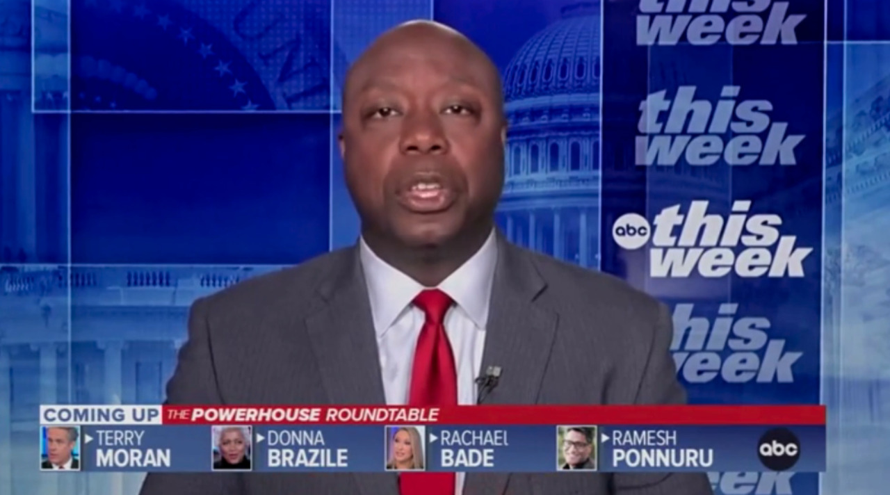 ABC News host Jonathan Karl spars with Tim Scott over Biden having ‘blood on his hands’