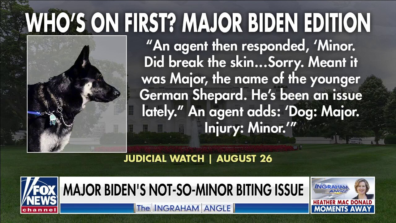 Emails reveal Biden's massive dog bite cover-up