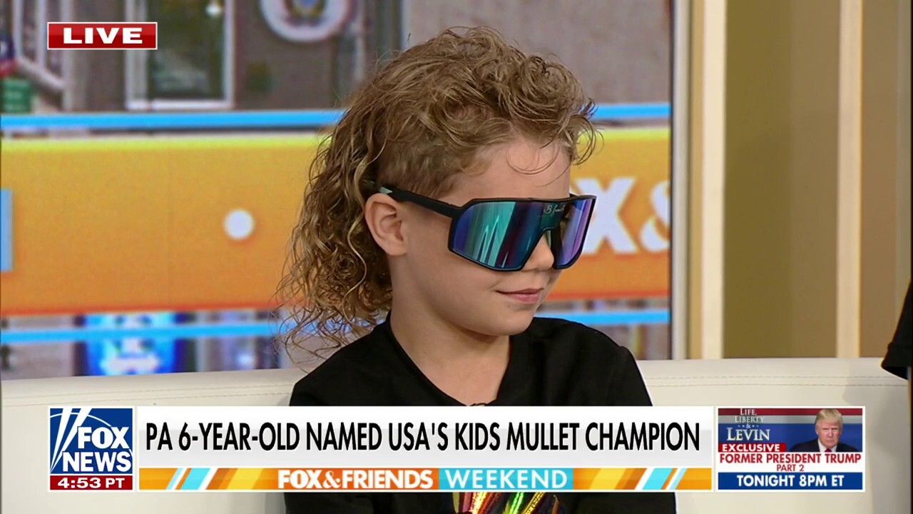 Pennsylvania 6-year-old claims USA kids mullet championship with epic haircut