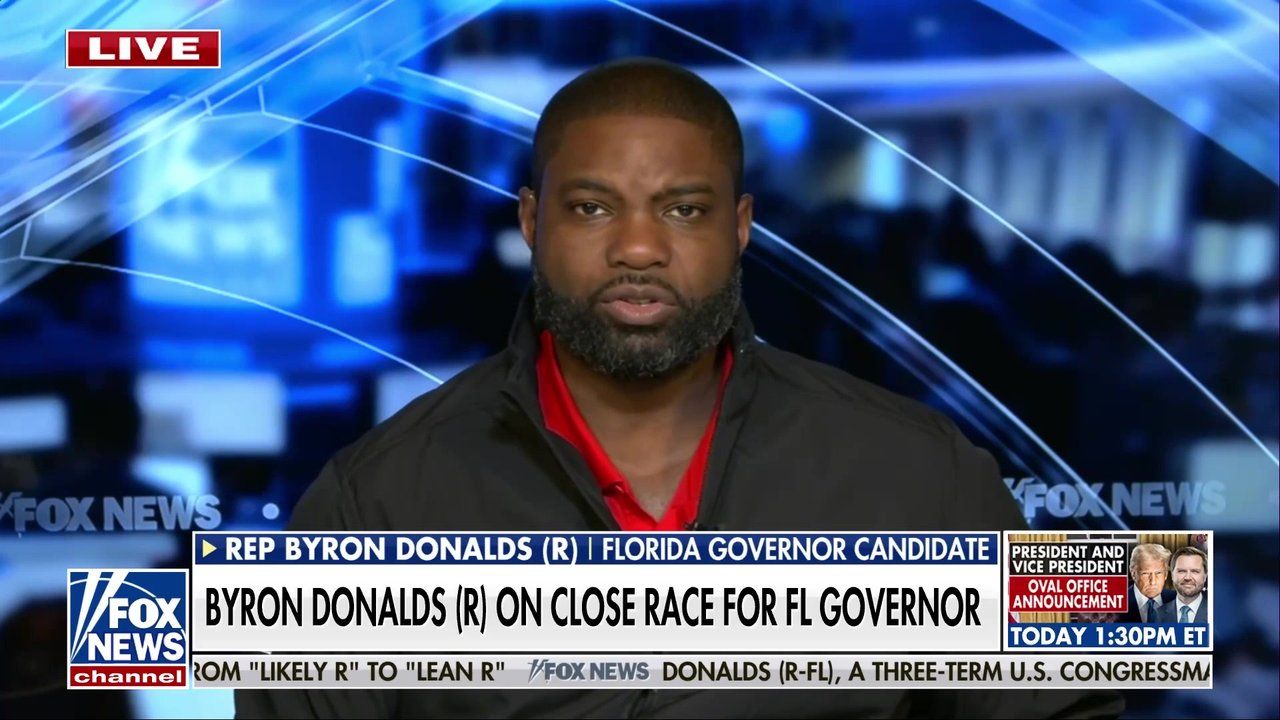 Byron Donalds predicts victory in tightening Florida Governor race