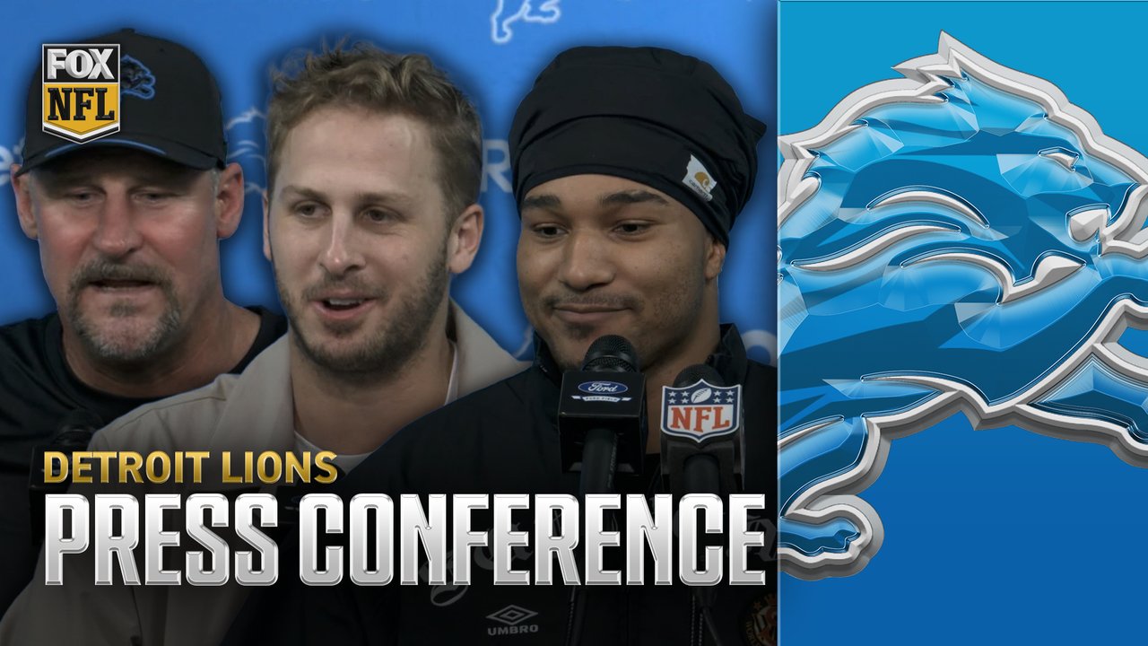 Lions’ Dan Campbell, Jared Goff &amp; Brian Branch reflect on their hard-fought win over the Packers