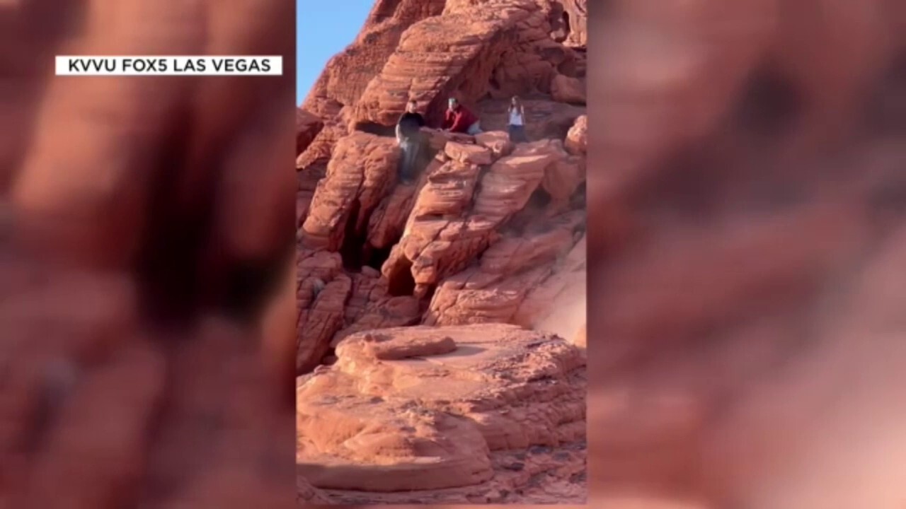 Tourists brazenly destroy ancient rock formations at Nevada's Lake Mead: video
