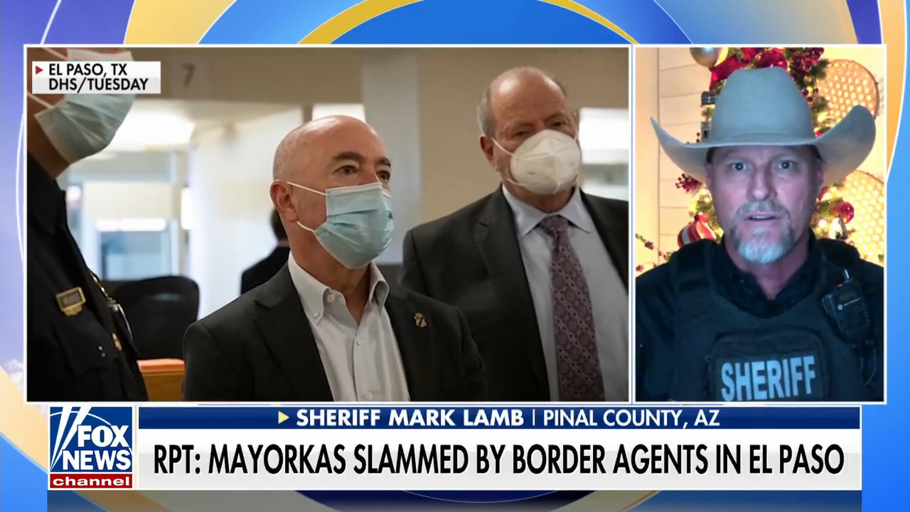 Mayorkas is 'completely tone deaf' like the rest of Biden admin: Sheriff Mark Lamb