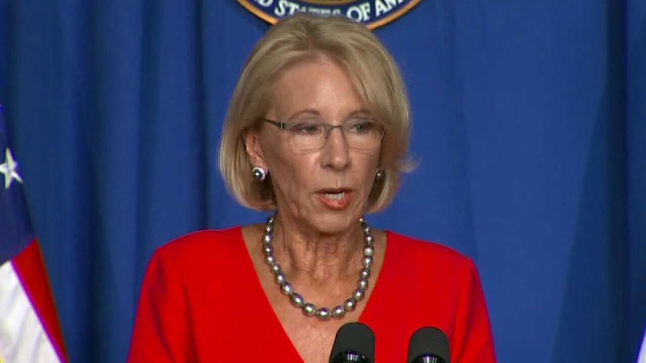 Secretary DeVos: Keeping schools closed places children at 'considerable risk' of morbidity, mortality