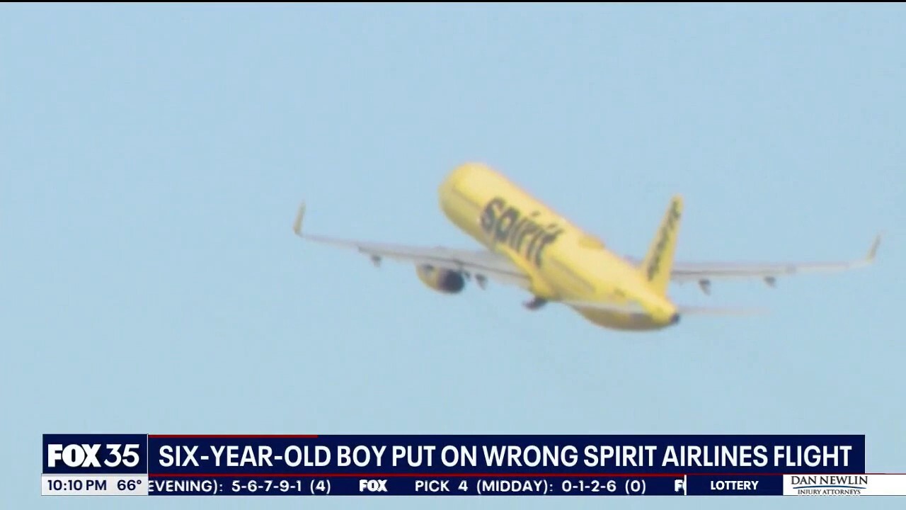 Unaccompanied minor, 6, gets on wrong Spirit Airlines plane on the way to see grandma