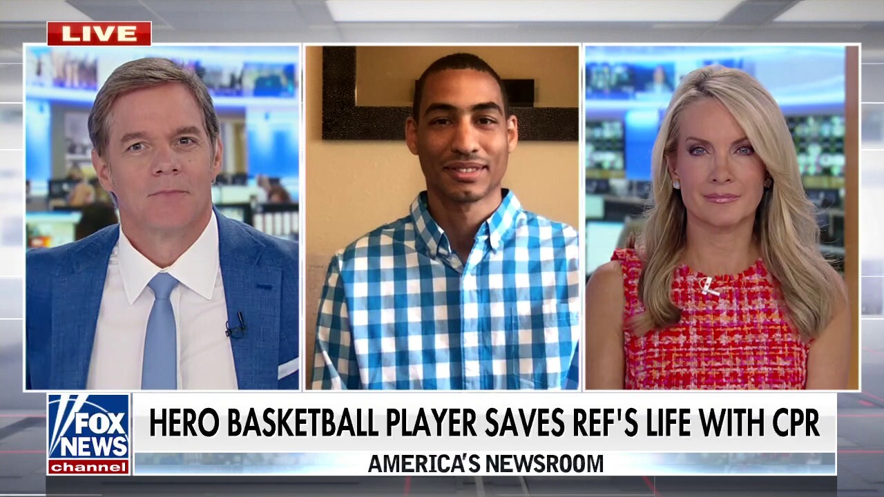 Basketball player saves referee's life with CPR