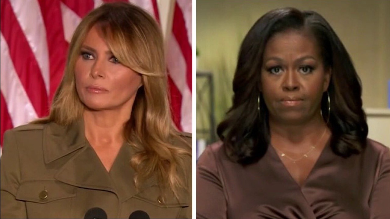 Comparing Melania Trump and Michelle Obama's convention speeches	