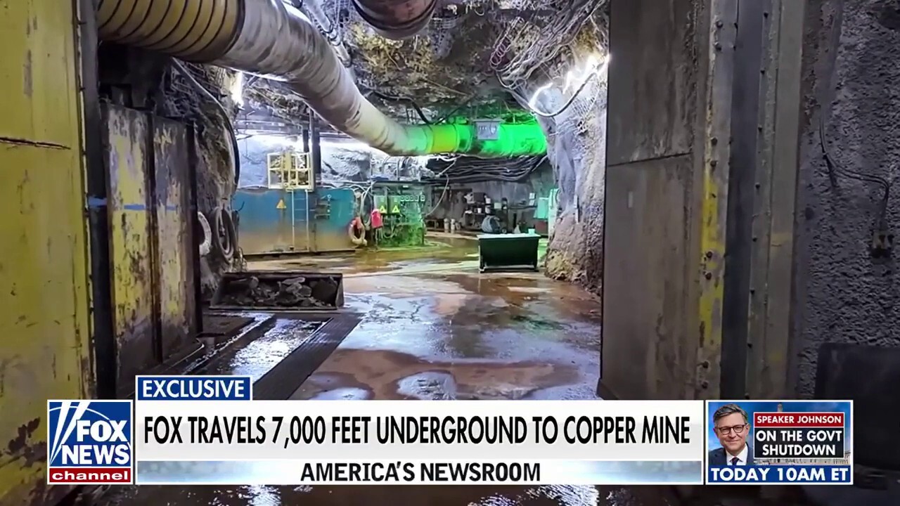 Fox News explores copper mine 7,000 feet underground in Arizona