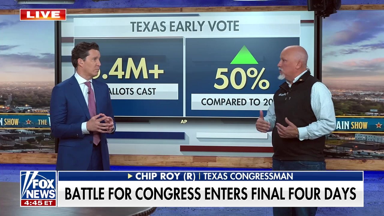 Chip Roy warns Texas early vote surge makes election close