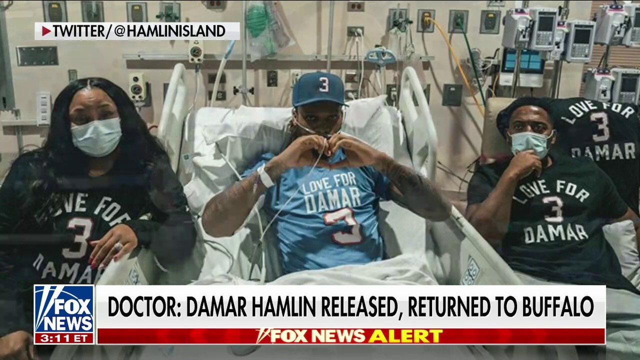 Buffalo Bills' Damar Hamlin released from University of Cincinnati Medical Center