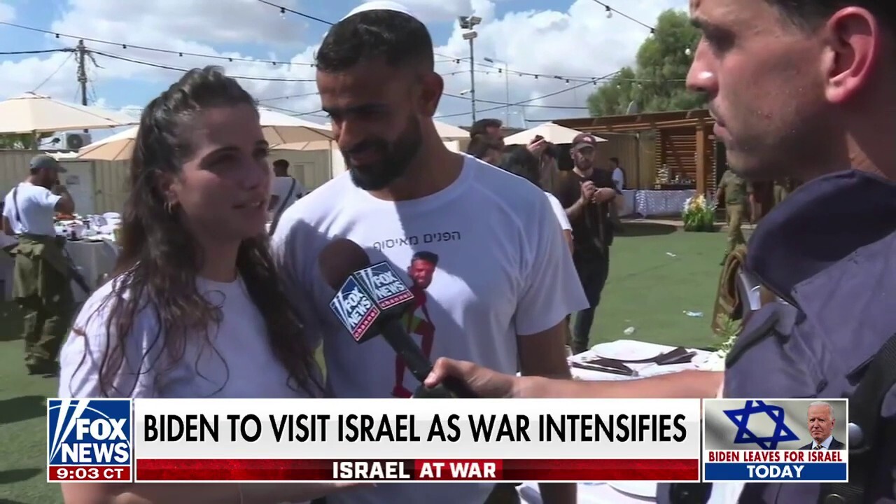 Trey Yingst speaks with Israeli newlyweds heading into war: 'No one can destroy love'