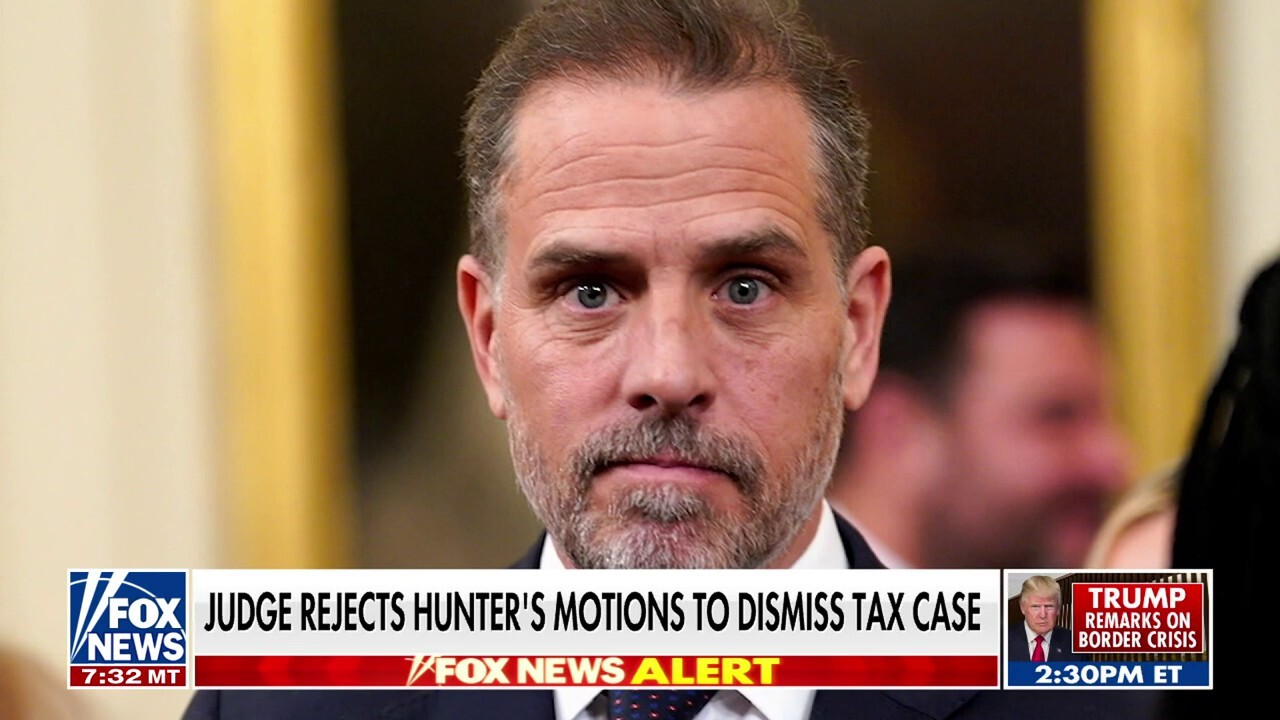 Judge rejects Hunter Biden's motions to dismiss tax charges, teeing up possible trial