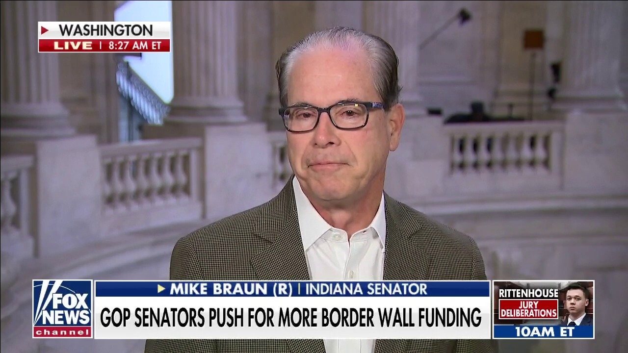 Mike Braun says Democrats trying to appropriate money to tear down border wall, calls it 'craziness'