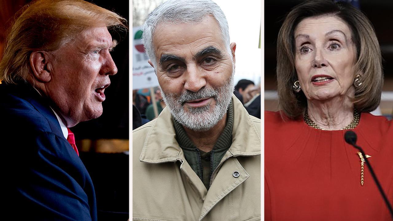 Democrats slam Trump for airstrike against Soleimani