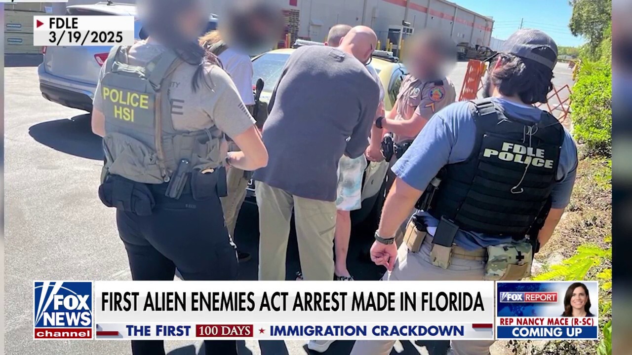 Alien Enemies Act enforced in Florida arrest as Trump administration cracks down on Tren de Aragua