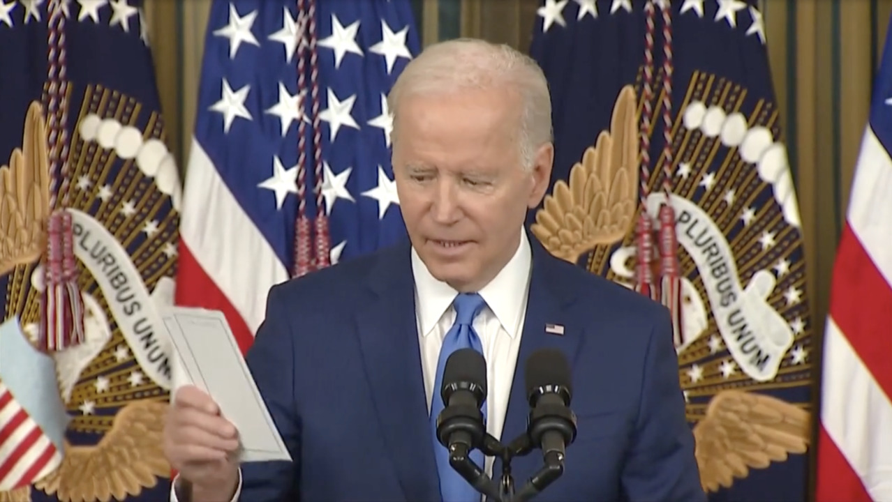 President Biden calls on reporters from a list he was 'given' again and again