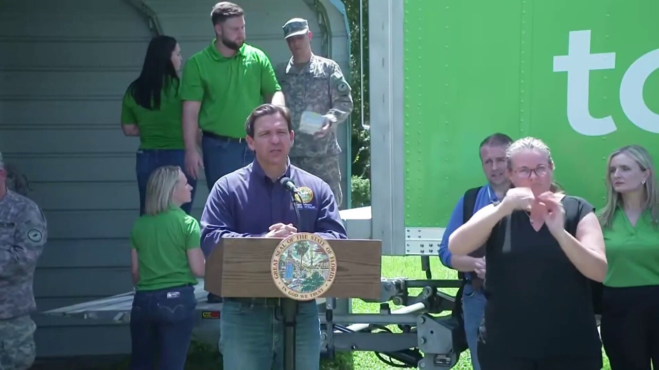 DeSantis tells climate alarmists to 'stop politicizing natural disasters' during Hurricane Idalia's aftermath