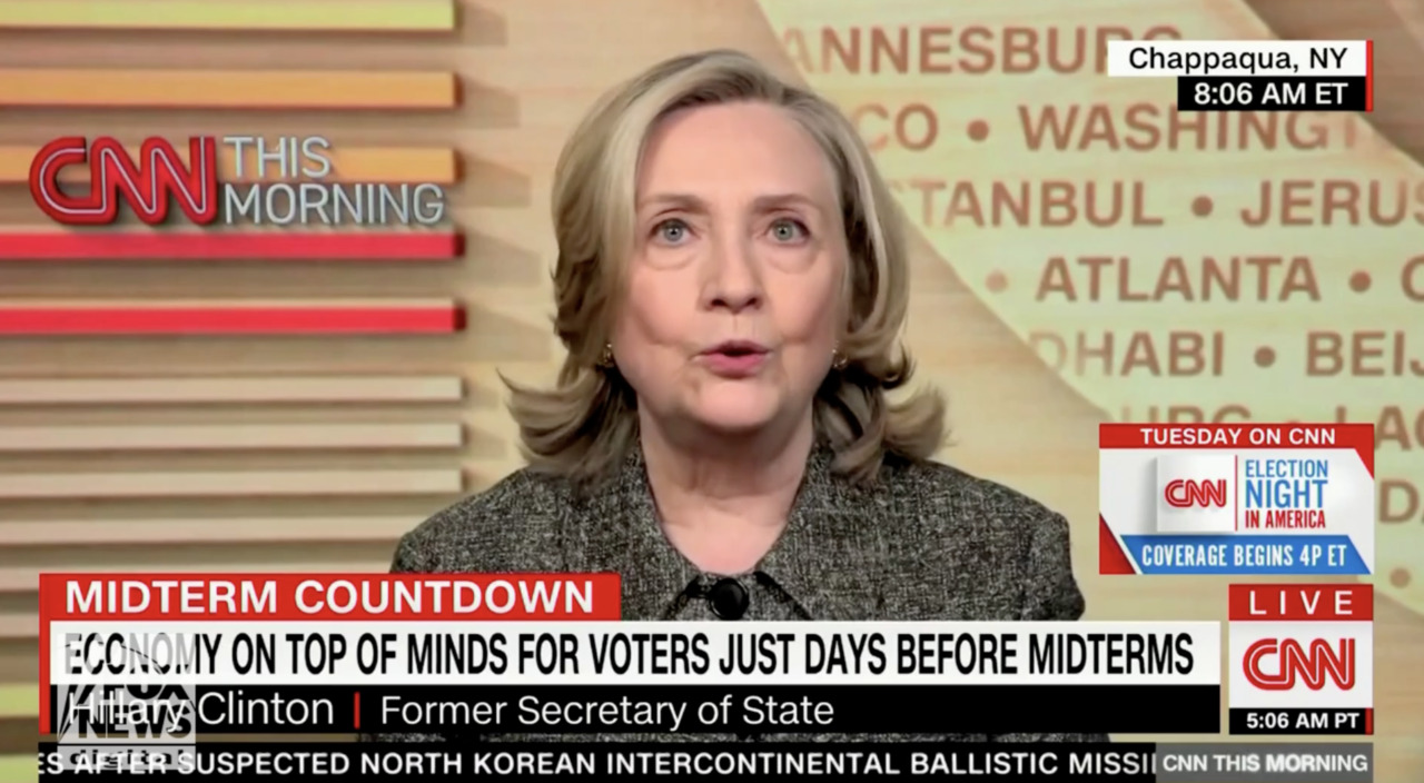 Hillary Clinton gushes over Biden's handling of inflation: 'Truly impressive'