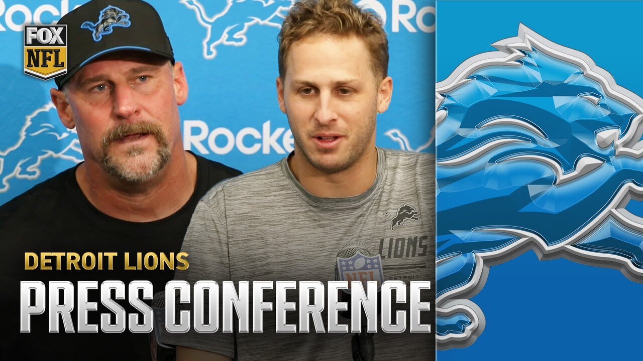 Dan Campbell and Jared Goff reflect on Lions' dominant win over Cardinals, discuss team's progress