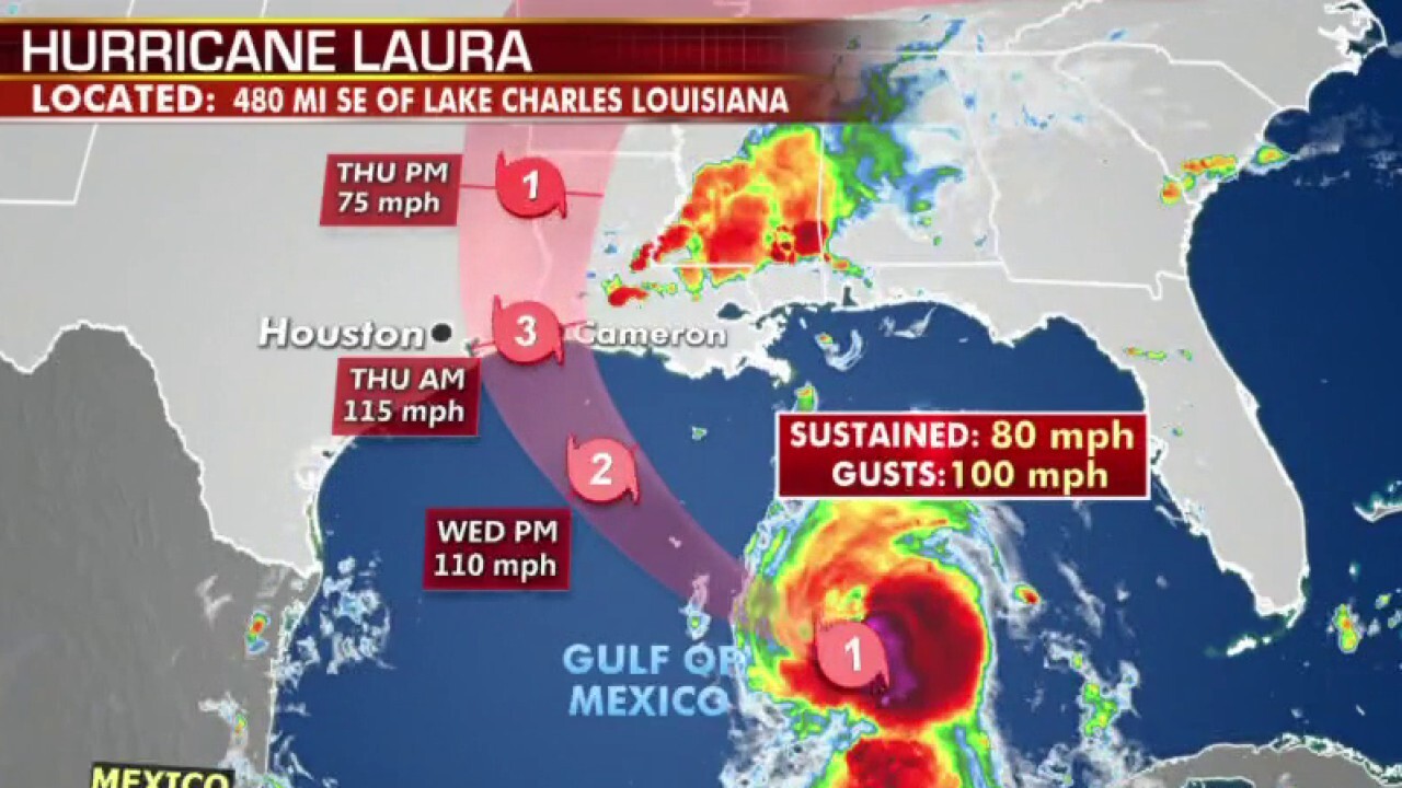 Gulf Coast on high alert as Hurricane Laura picks up strength