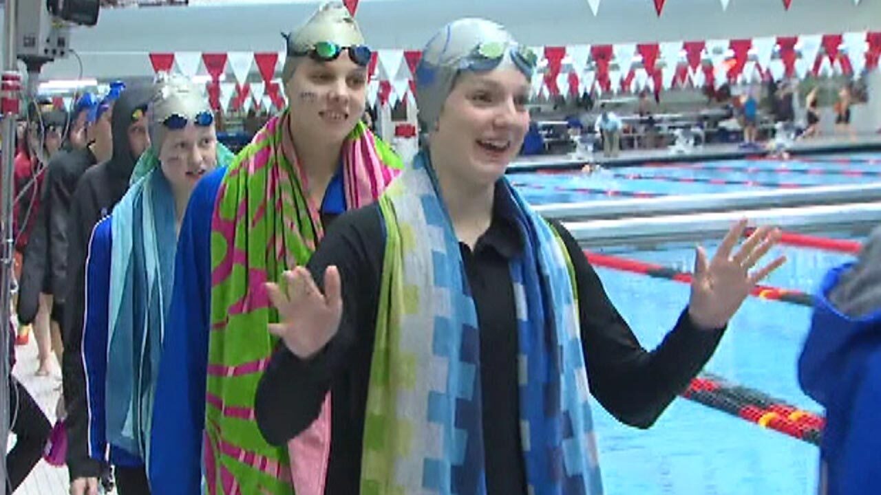Girls swim team makes high school athletics history