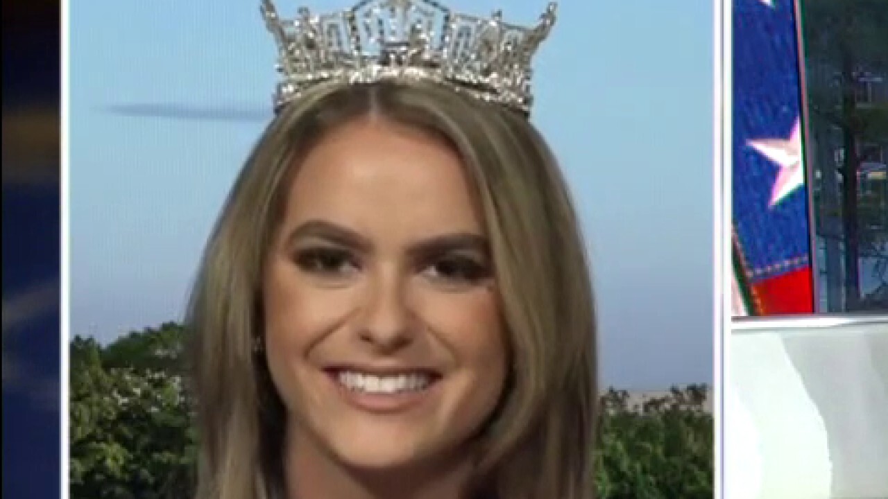Miss America joins USO's first in-person tour in more than a year