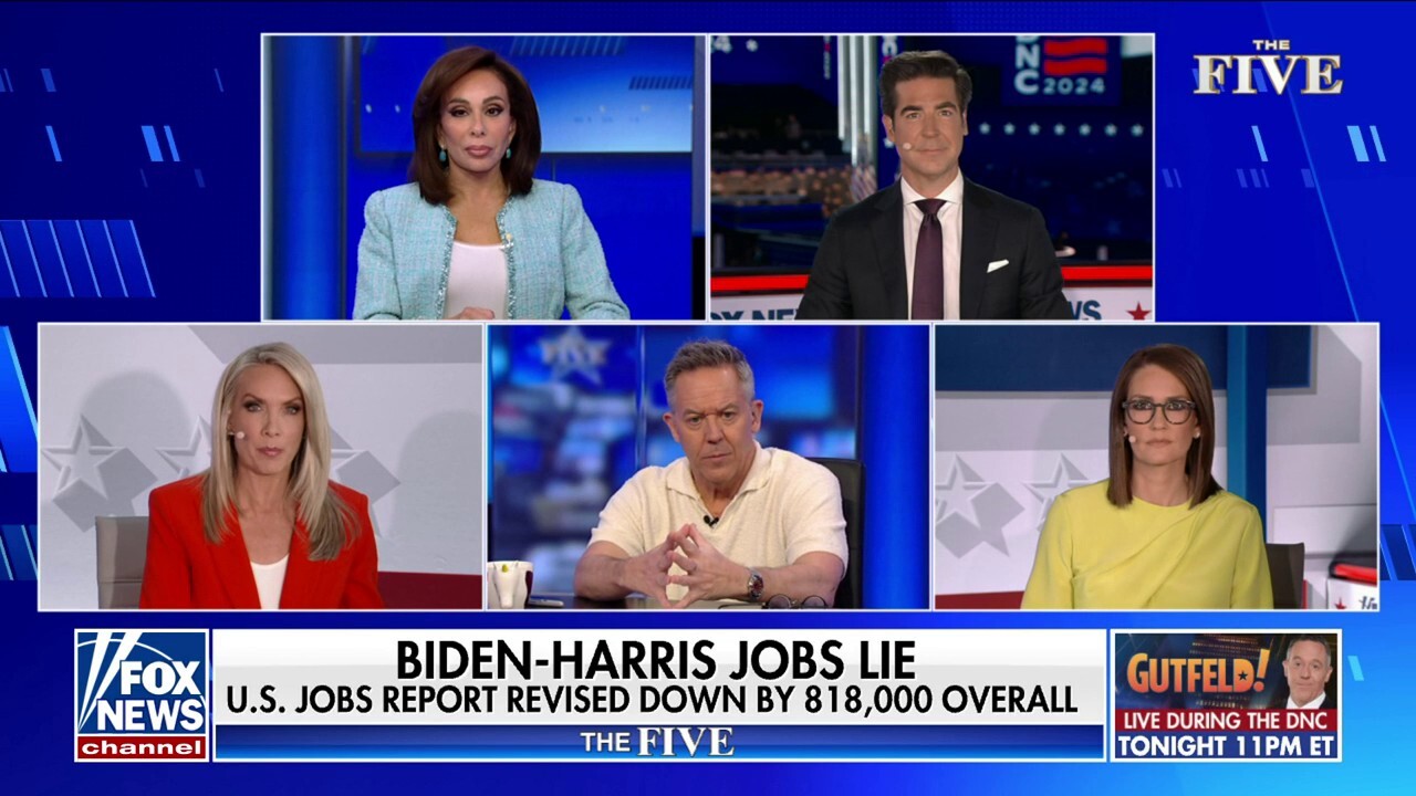 'The Five': Biden-Harris dealt with major blow after stunning revision in jobs market