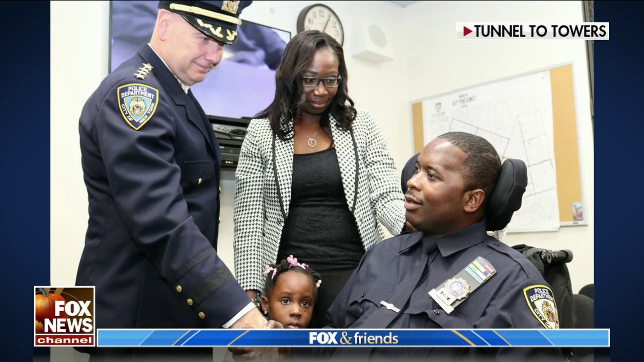 Tunnel to Towers honors injured NYPD detective with physical therapy room