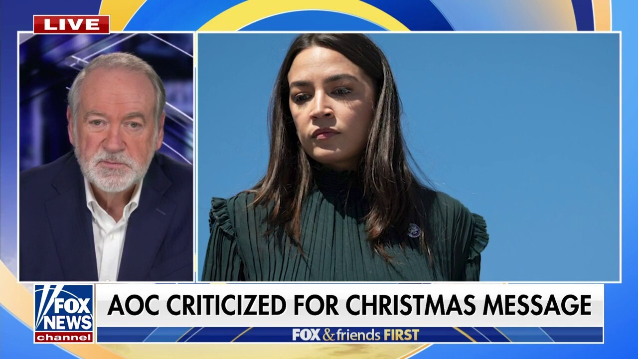 Mike Huckabee blasts AOC for 'utterly ignorant' Christmas message: 'She has no clue'