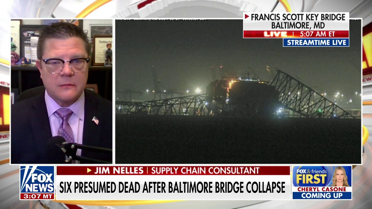 Navy veteran predicts six-week shipping delay after collapse of Baltimore bridge