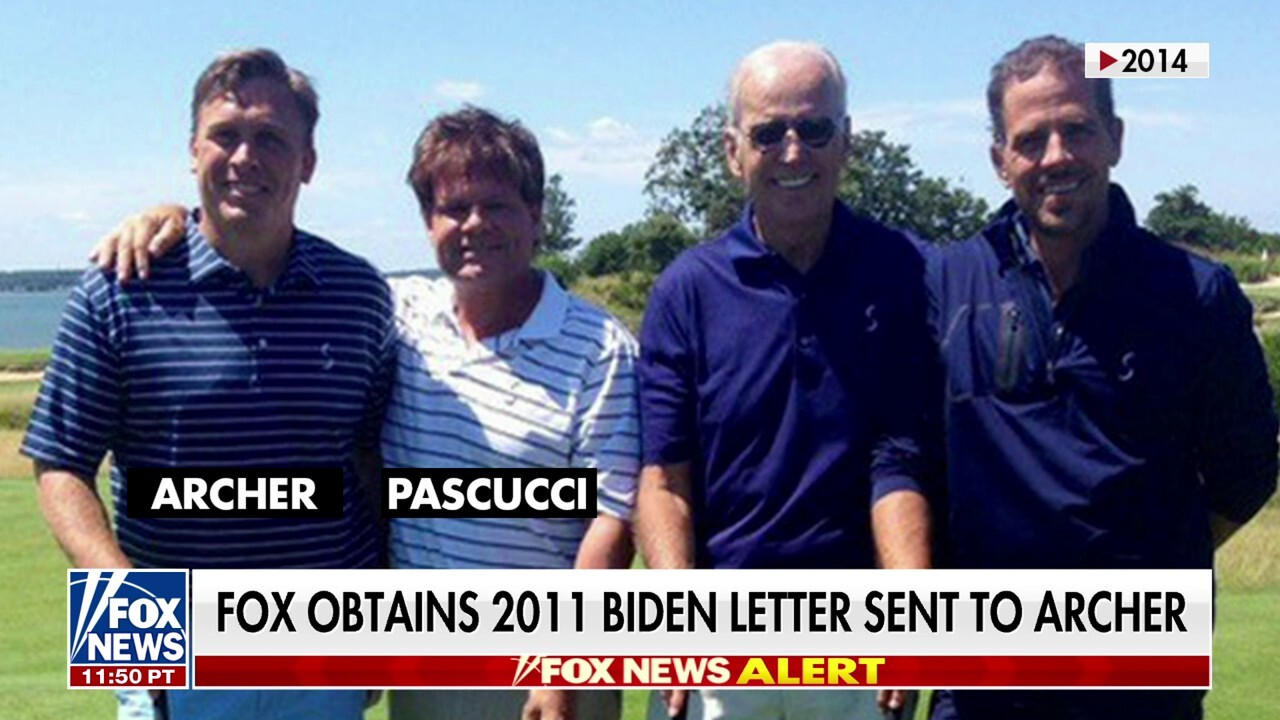 Fox News obtains 2011 letter Joe Biden sent to Devon Archer