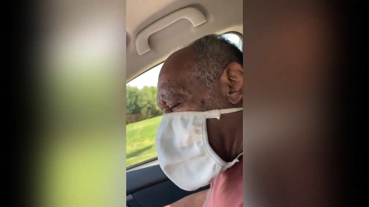 Never-before-seen video of Bill Cosby after he was released from prison in 2021