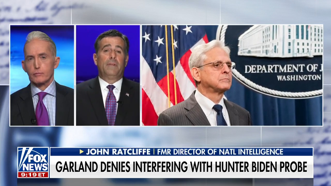 John Ratcliffe: Judge in Hunter Biden case should not accept plea deal agreement