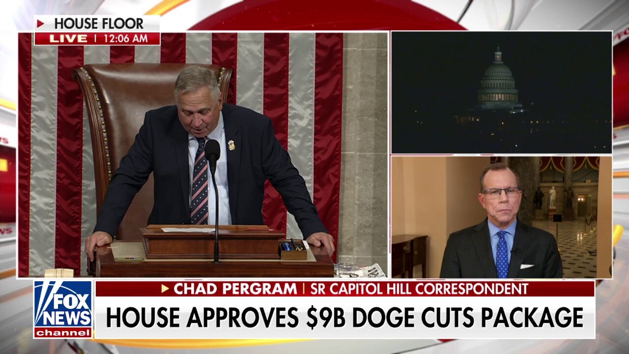 House approves $9B spending cuts package after late-night vote
