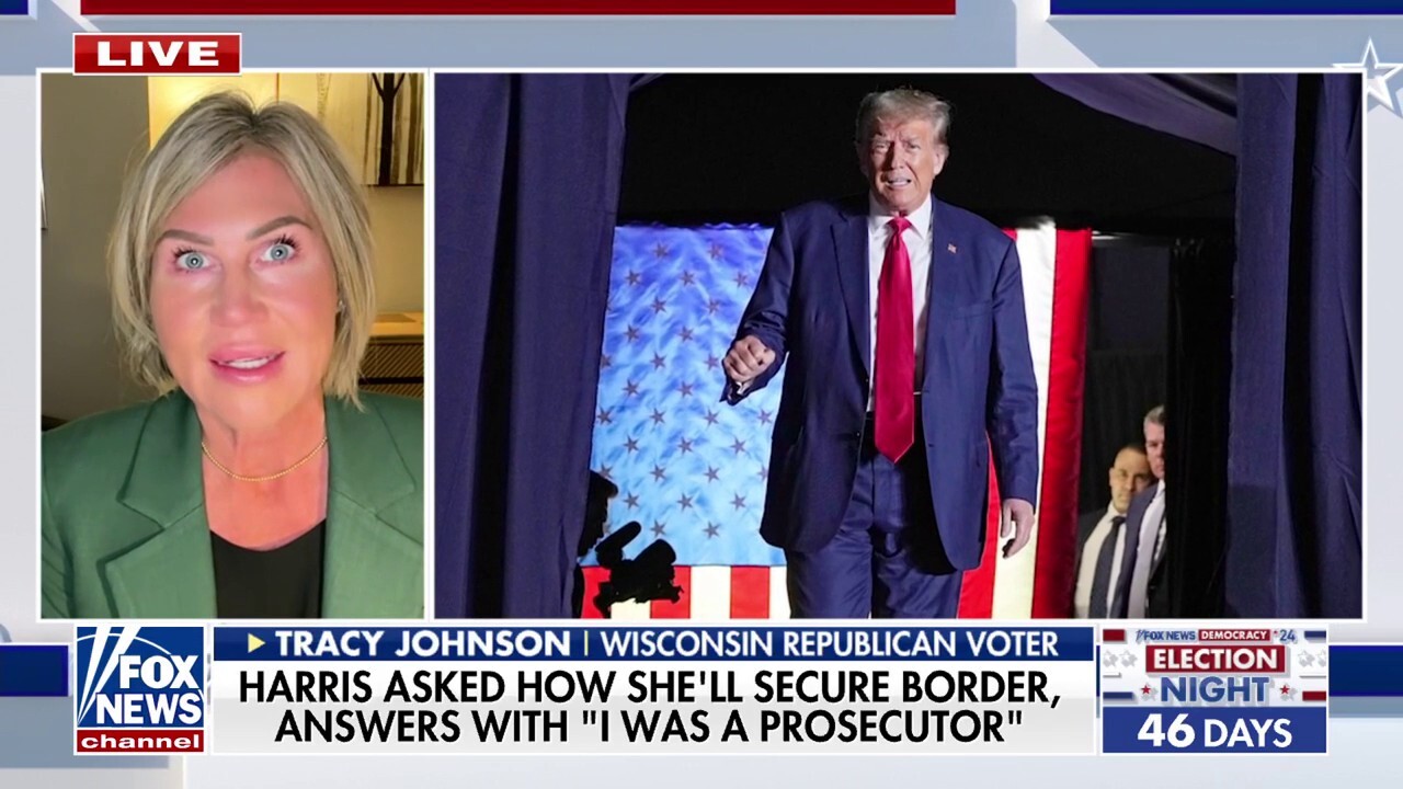 Wisconsin voter says Trump 'has the edge' over Harris: Our country is in a 'crisis'