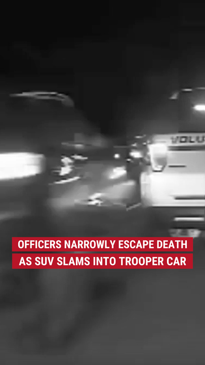 Two sheriffs tally  for their lives aft  out-of-control car   hits cruiser 