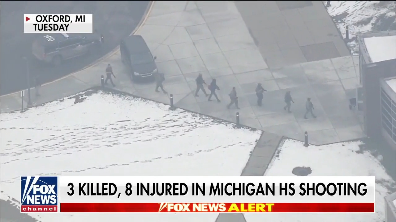 Shooting at Michigan high school kills three and injures eight