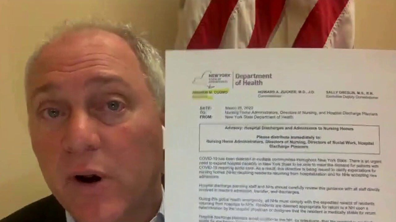 Steve Scalise demands answers over COVID-19 nursing home deaths