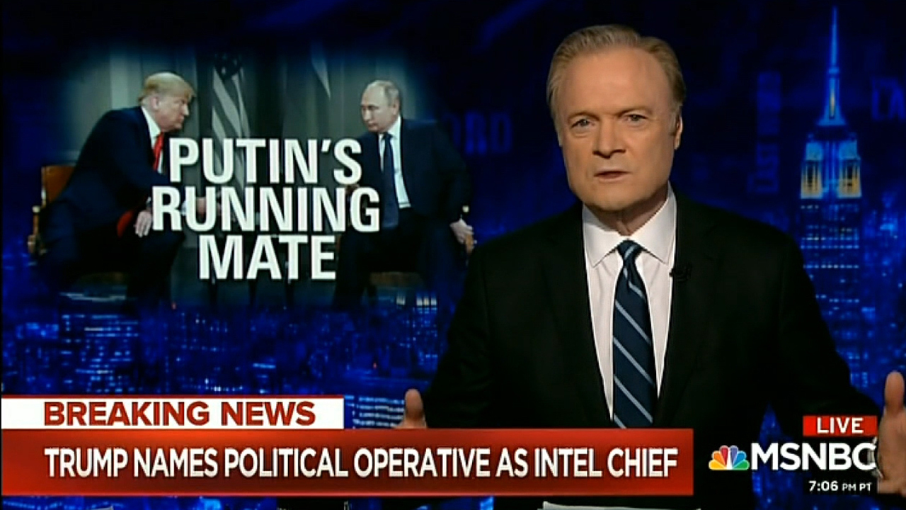 MSNBC's Lawrence O'Donnell declares Trump to be 'Russian operative'