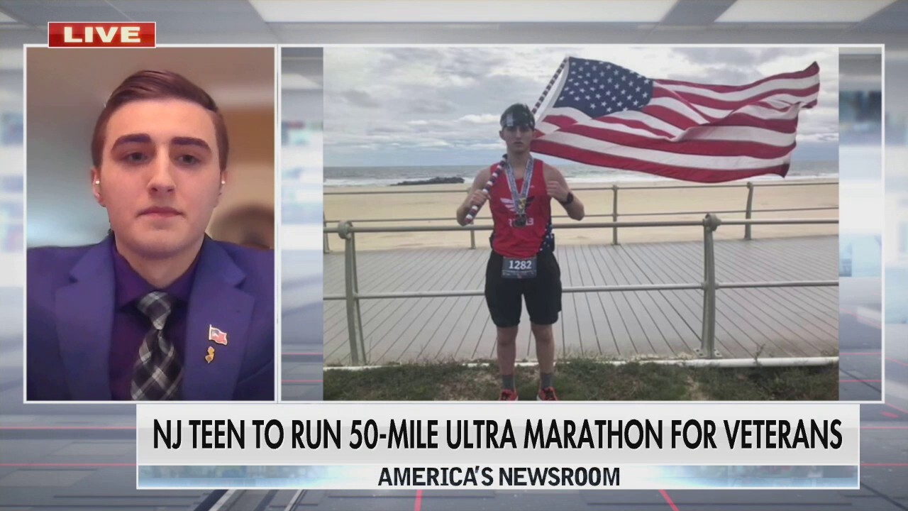 NJ teen to run 50-mile ultra-marathon to help veterans