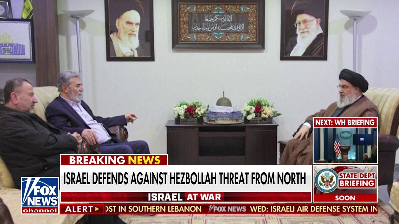 Photo shows top Hamas official meeting with head of Hezbollah