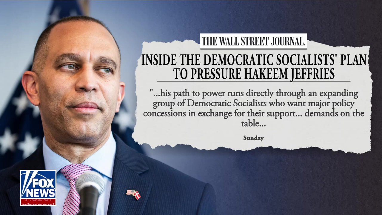 Democratic socialists reportedly plan to pressure Hakeem Jeffries as far-left influence grows