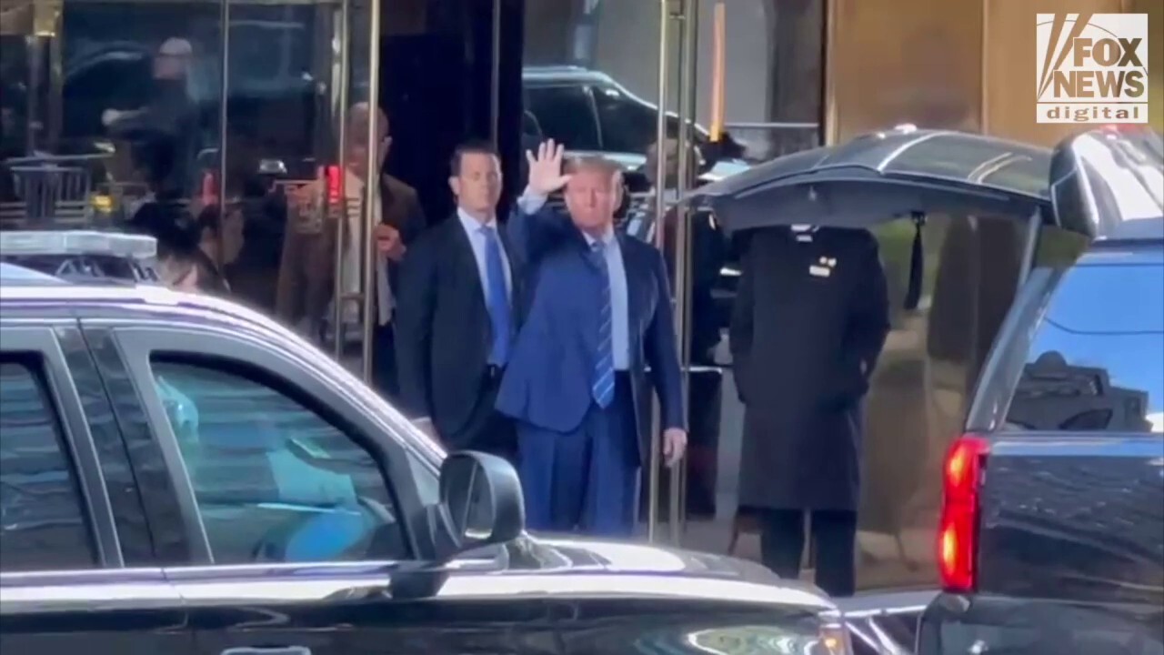 Former President Donald Trump departs Trump Tower