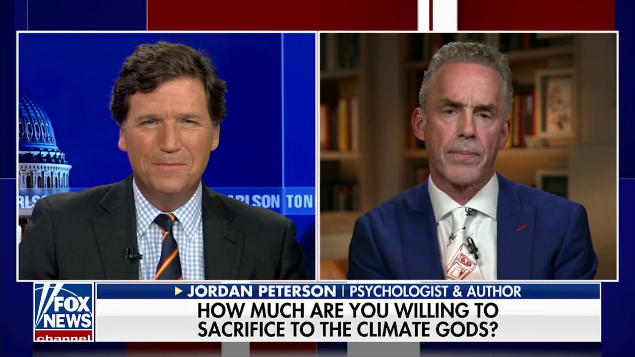 Jordan Peterson tells Tucker the religious structure behind the climate cult of the left