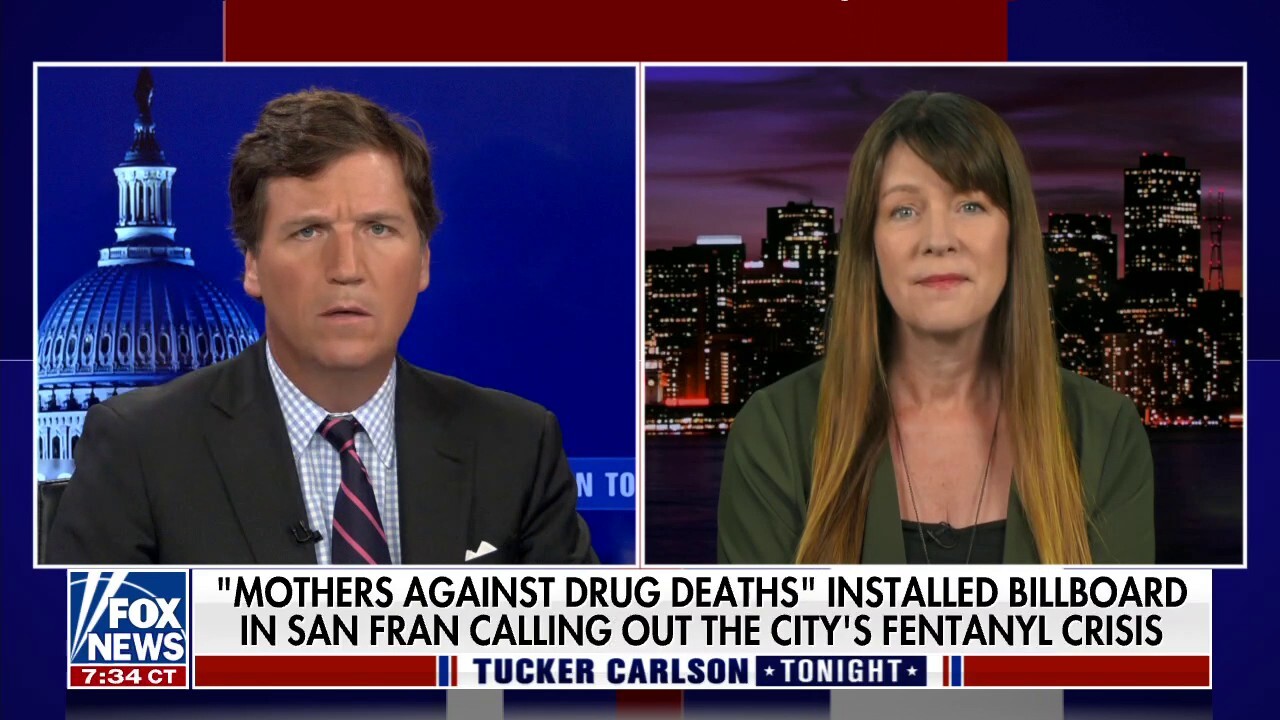 Jacqui Berlinn describes how fentanyl has corrupted San Francisco and the path it takes out of the city on 'Tucker Carlson Tonight.'