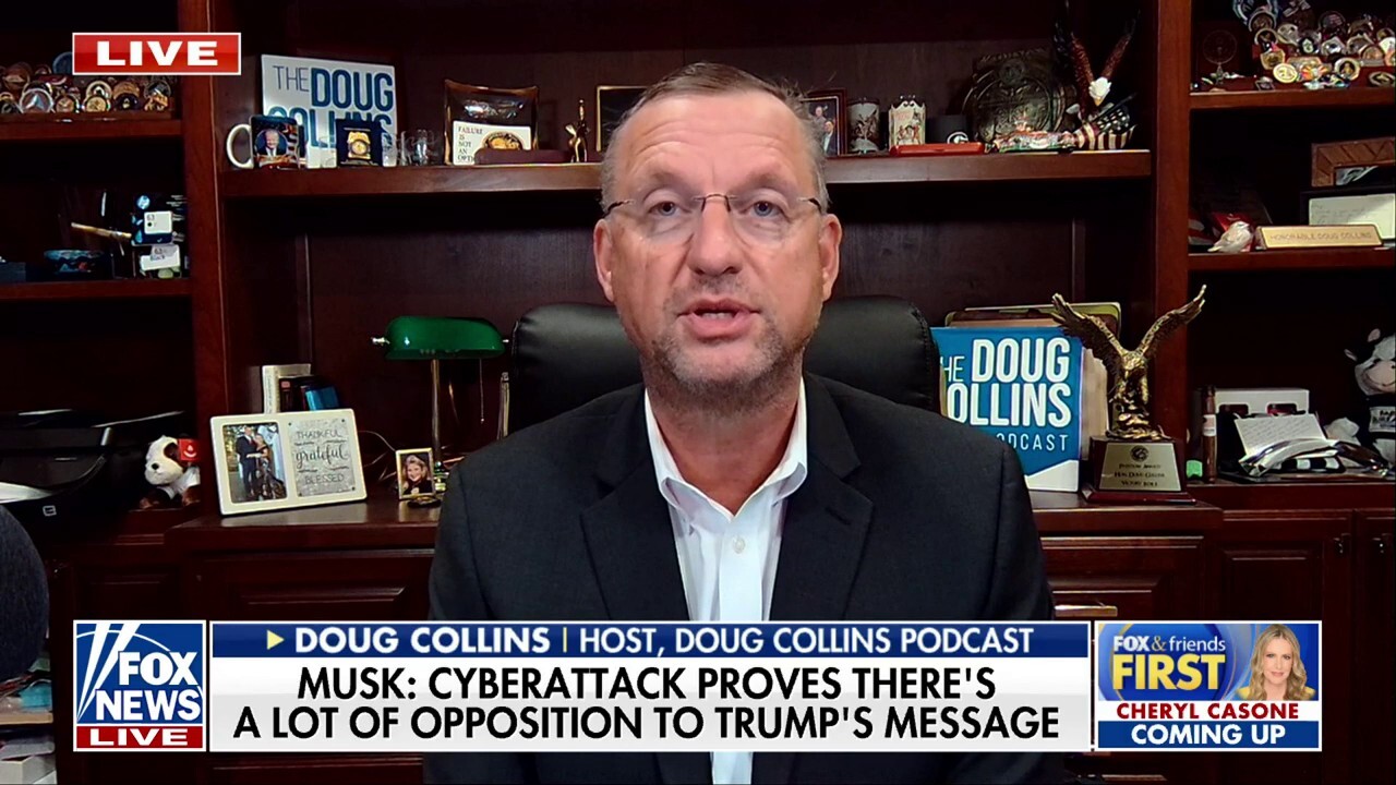 Doug Collins calls out VP Harris for policy shifts on key issues: 'Trying to recreate history Orwellian style'