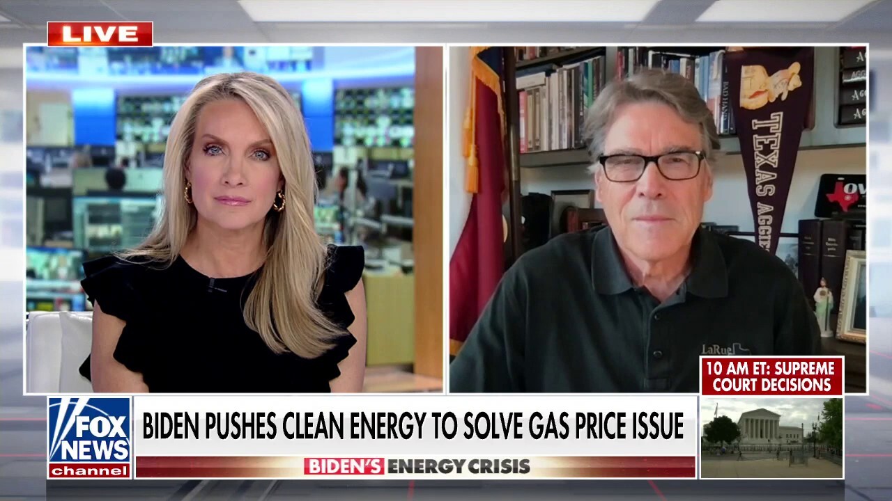 Rick Perry: Biden needs to allow more US energy production