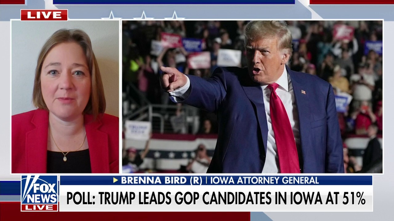 Trump has 'enthusiasm' of Iowa voters, holds 'historic' lead over GOP field in state polls: Brenna Bird